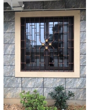 Wrought iron window