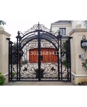 Wrought iron gates