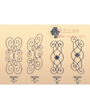 Iron art flower pots