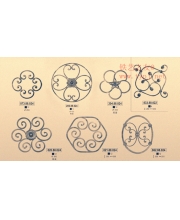 Iron art flower pots