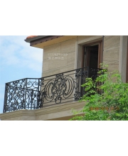 Wrought iron railings
