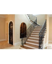Iron art stair handrails