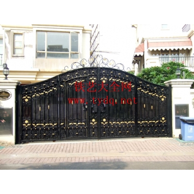 Wrought iron gates