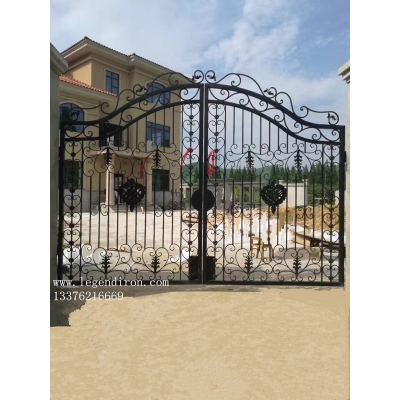Wrought iron gates