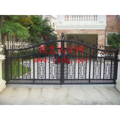 Wrought iron gates